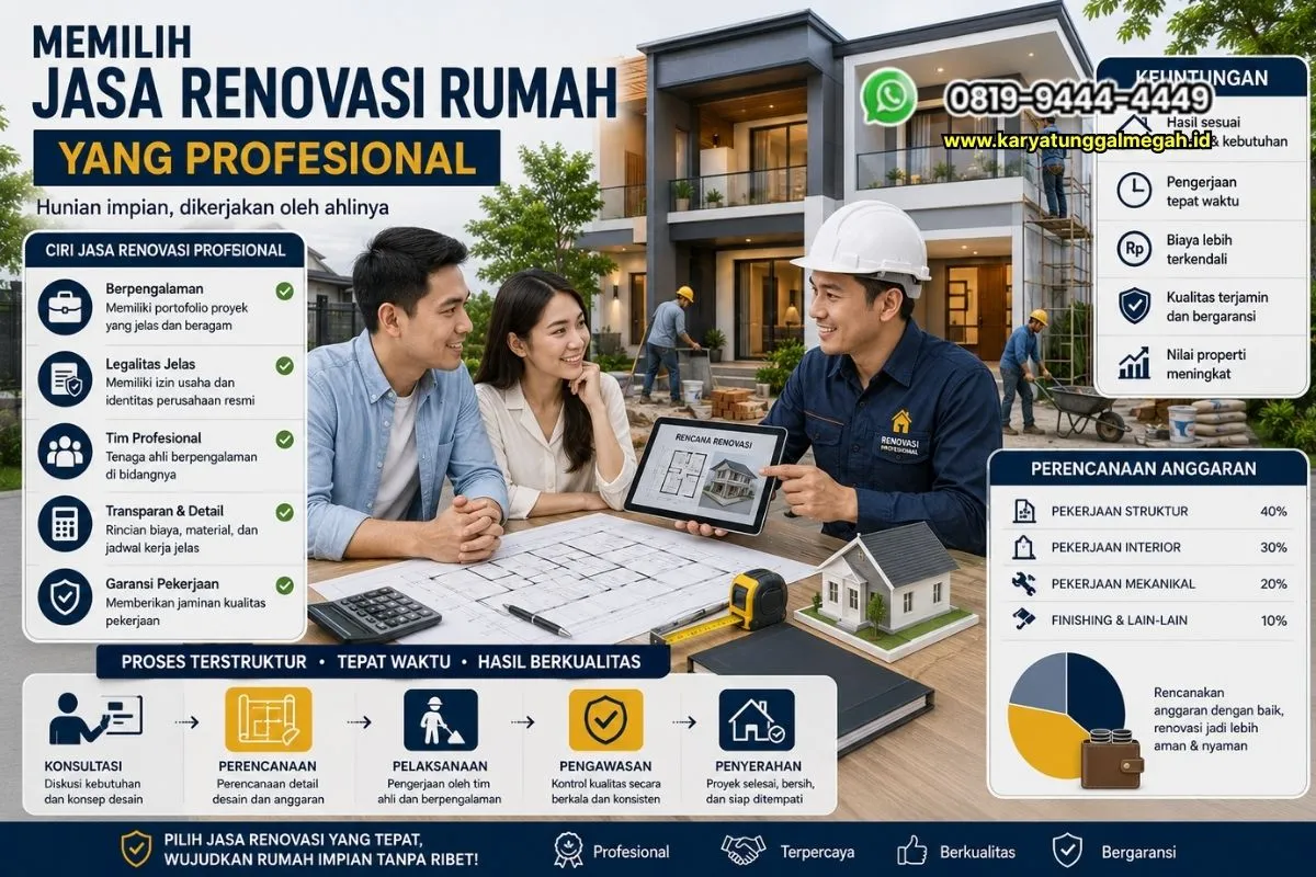 Memilih Jasa Renovasi Rumah yang Profesional