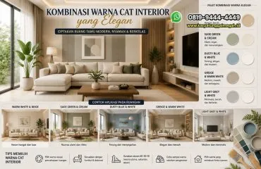 Kombinasi Warna Cat Interior yang Elegan
