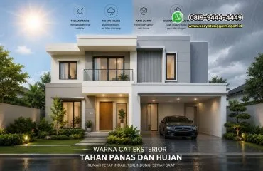 Warna Cat Eksterior Tahan Panas dan Hujan
